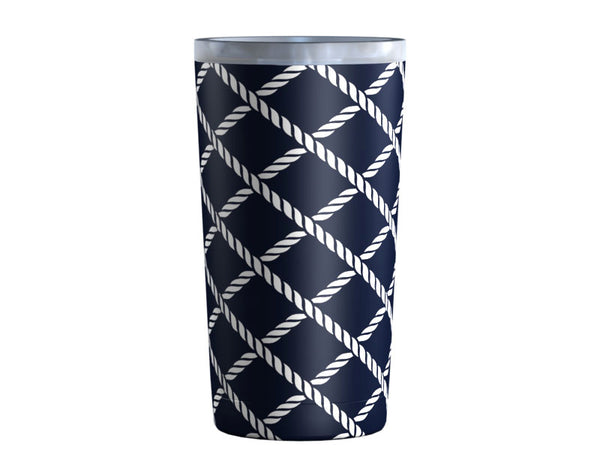 Boat Rope White Navy