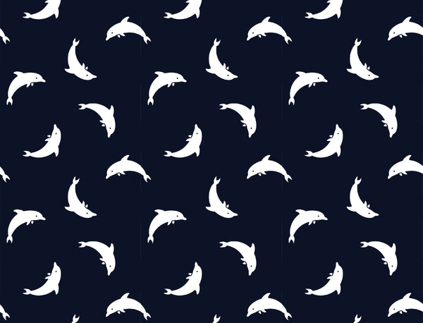 Dolphins Step White Navy