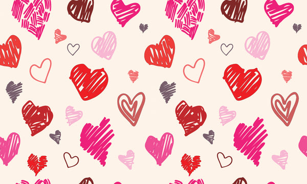 Heart Doodle Pink