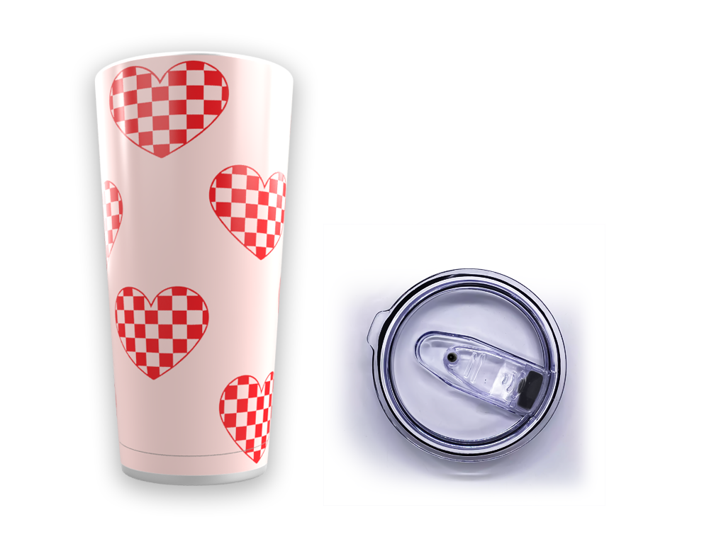 Valentines Checkered Heart